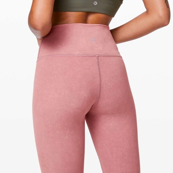 Lululemon Wunder Under High-Rise Tight *Snow Washed 28" Washed Vintage Mauve 4 - Picture 4 of 8
